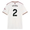 Original Fußballtrikot Arsenal Saliba 2 Ausweichtrikot 2025-26 Für Herren